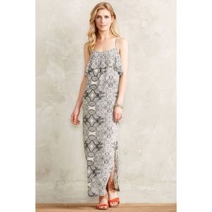 Anthro Vanessa Virginia Fliese Maxi Dress